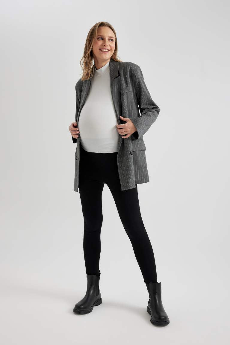 Skinny Fit High Waist Maternity Leggings