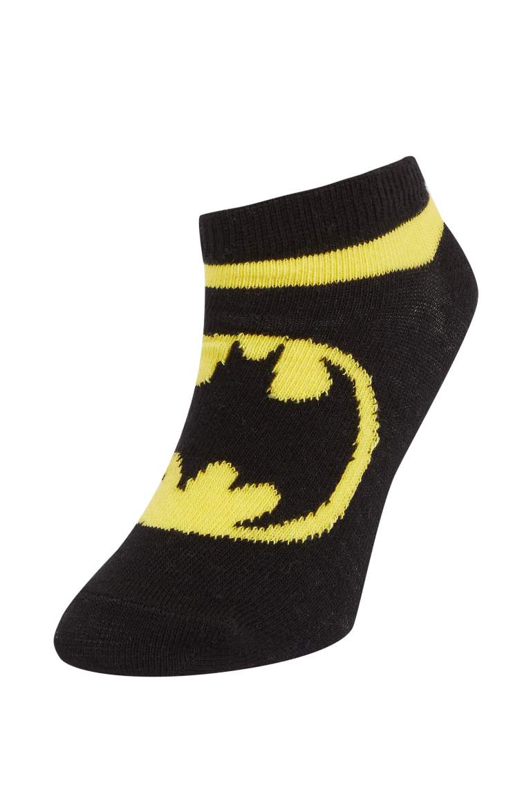 Lot de 3 paires de Chaussettes Courtes Batman en Coton pour Garçon