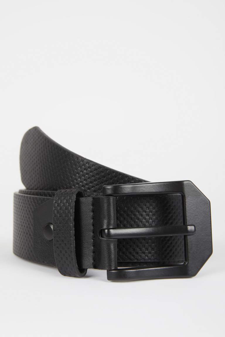 Faux Leather Belt