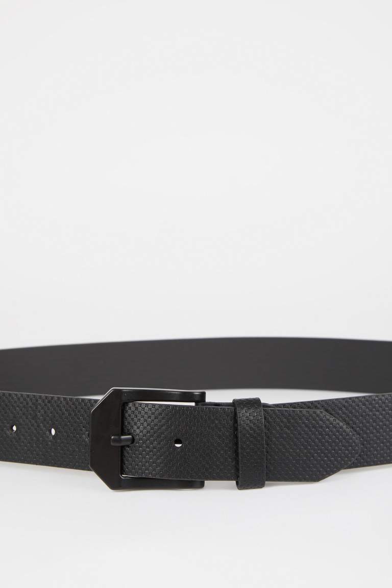 Faux Leather Belt