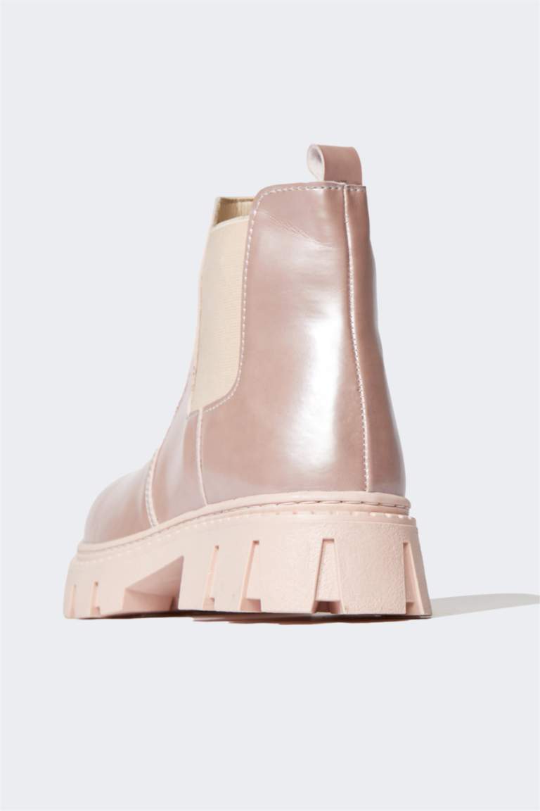 Bottes Pour Fille Semelle Épaisse à Lacets Réglables