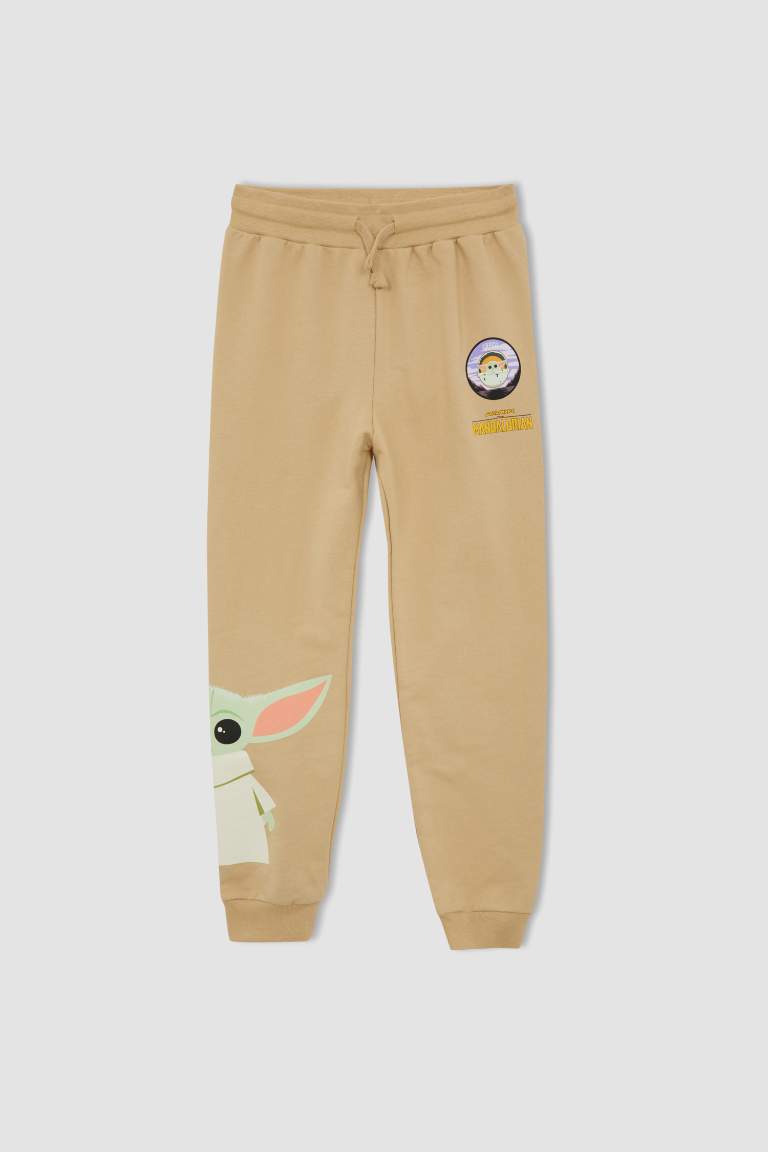 Boy Tie Waist Star Wars Print Joggers