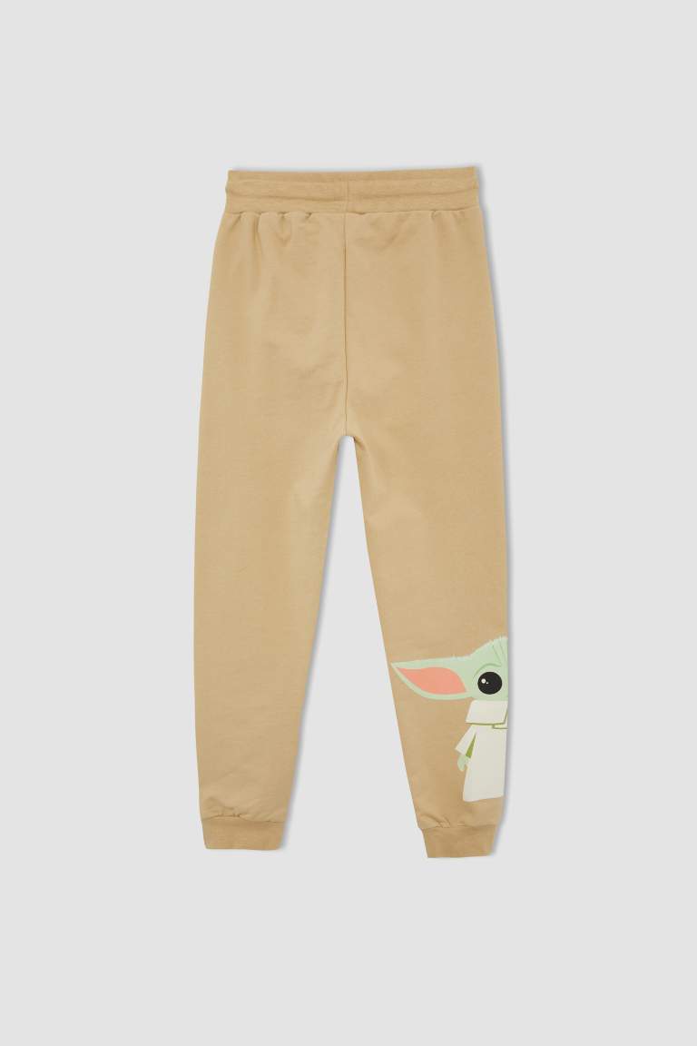 Boy Tie Waist Star Wars Print Joggers