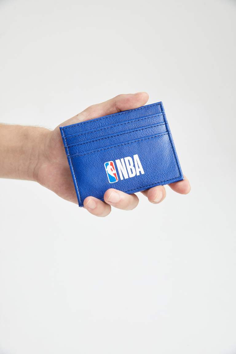 Erkek NBA Lisanslı Suni Deri Kartvizitlik