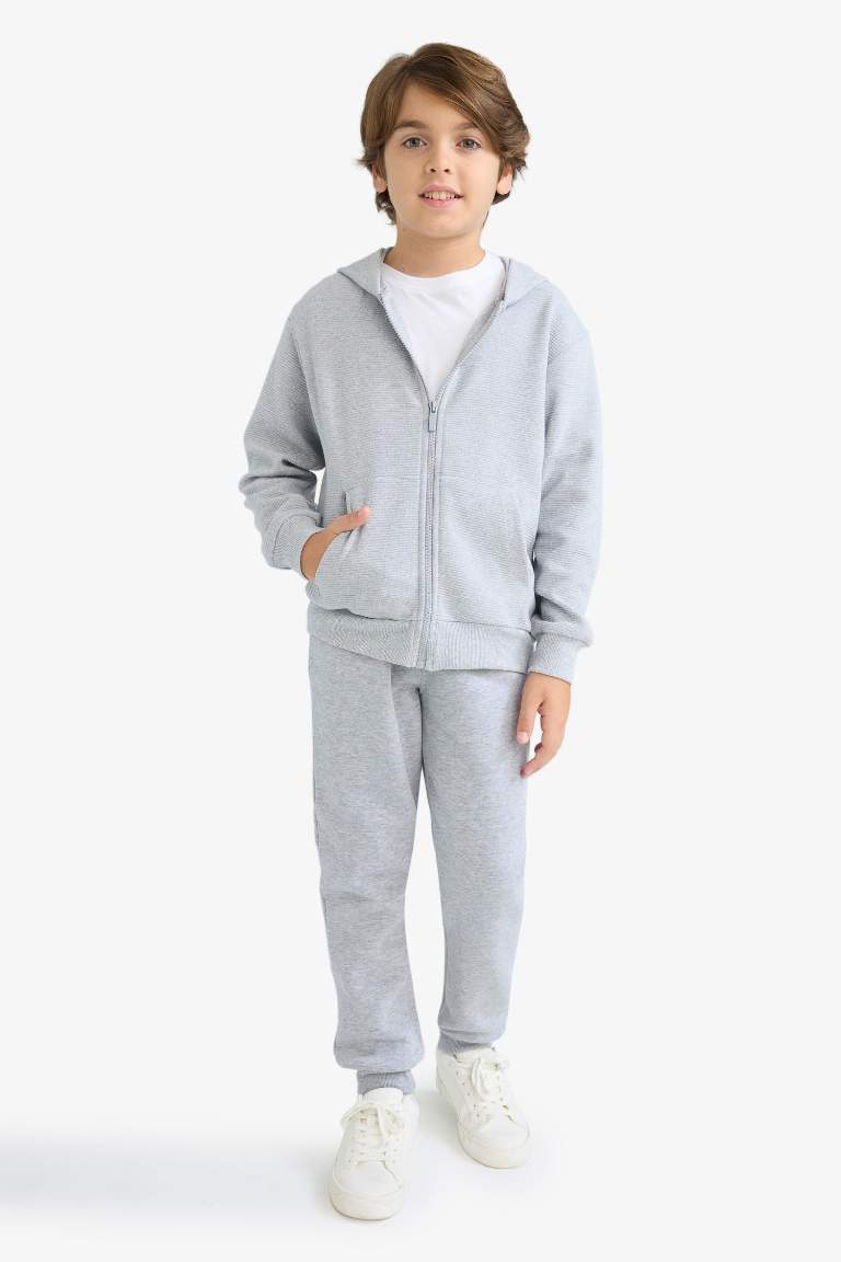 Boy Elastic Waist School Sweatpants