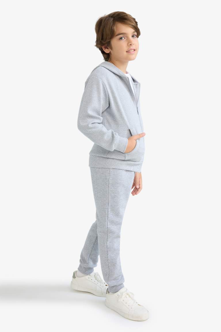 Boy Elastic Waist School Sweatpants