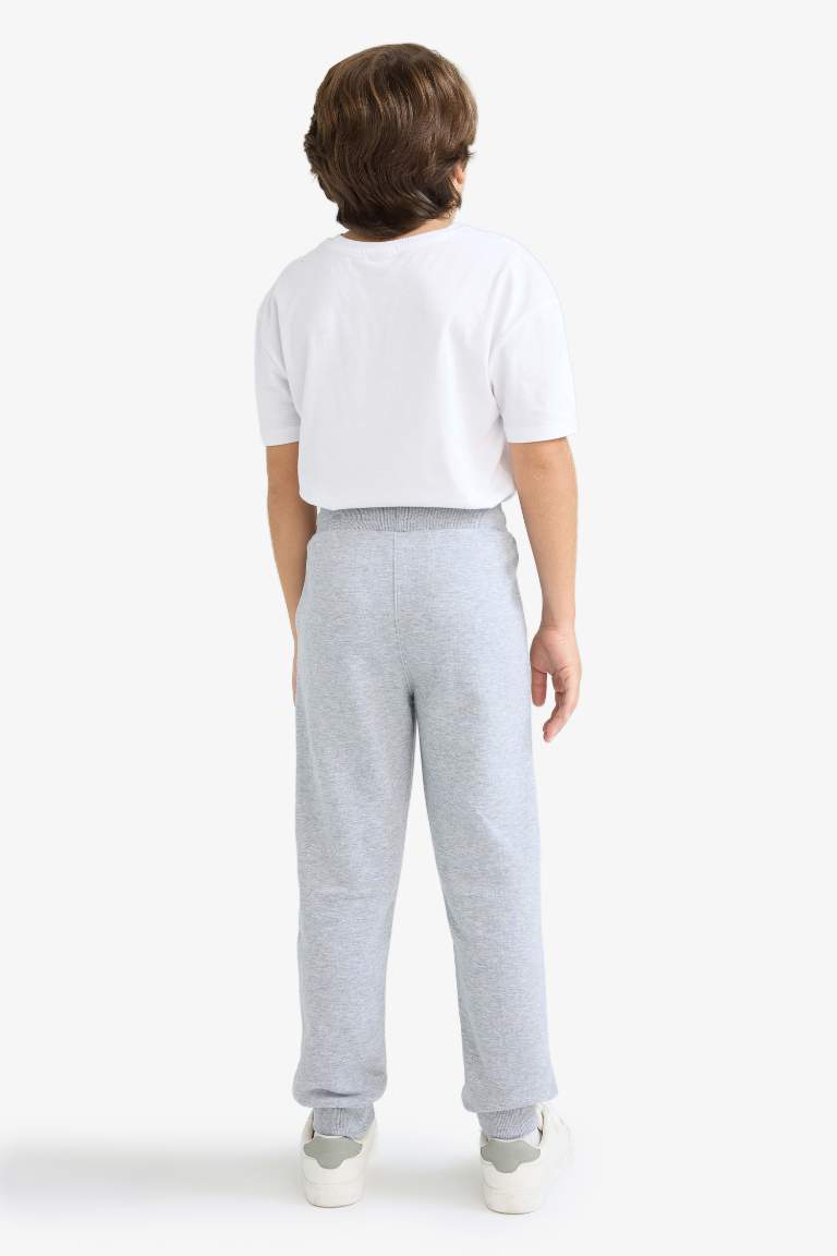 Boy Elastic Waist School Sweatpants