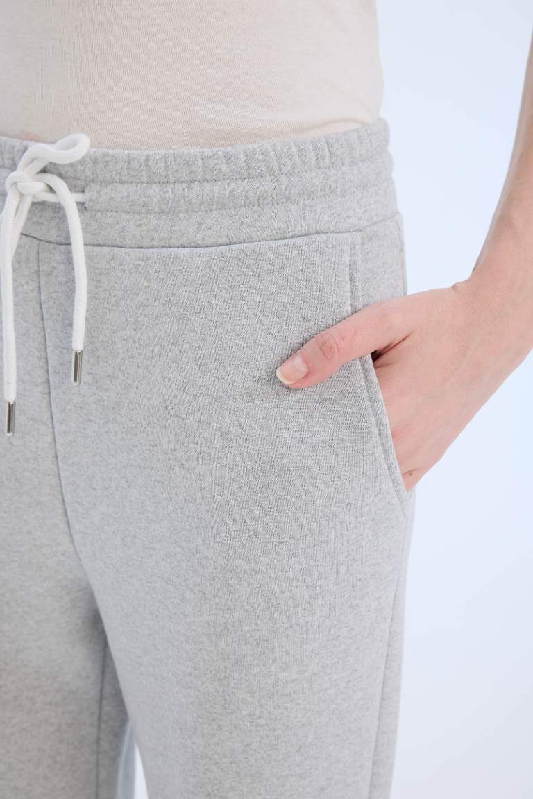 High Waist Thick Fabric Joggers