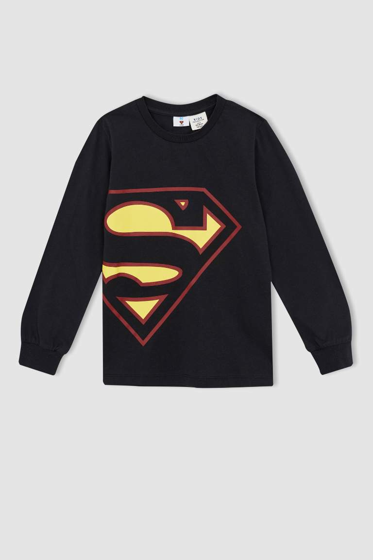 Erkek Çocuk Superman Kısa Kollu Pijama Takım