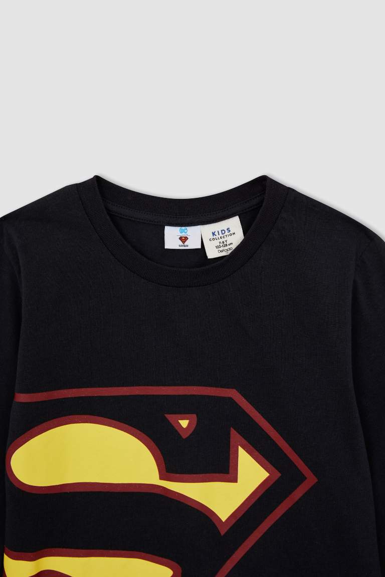 Erkek Çocuk Superman Kısa Kollu Pijama Takım