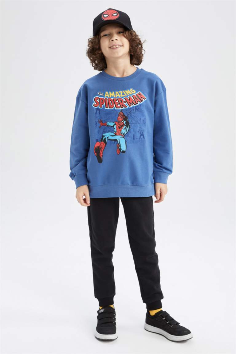 سويت شيرت اولادي قصة مريحة من سبايدرمان