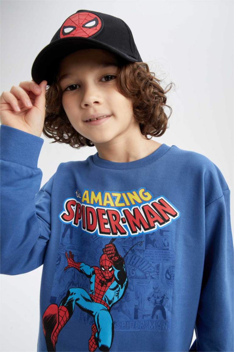 سويت شيرت اولادي قصة مريحة من سبايدرمان