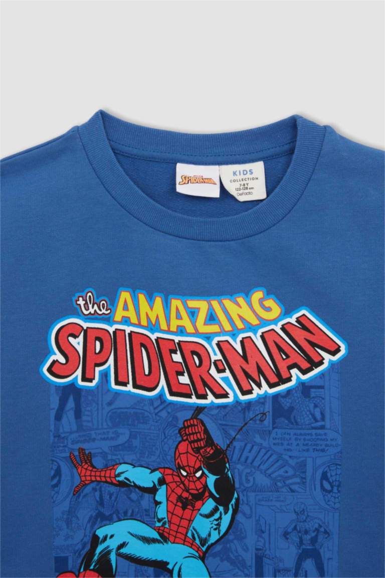 سويت شيرت اولادي قصة مريحة من سبايدرمان