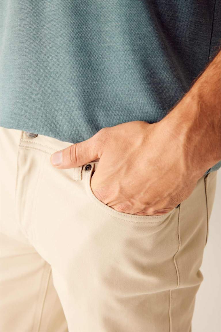 Regular Fit Chino Canvas Trousers