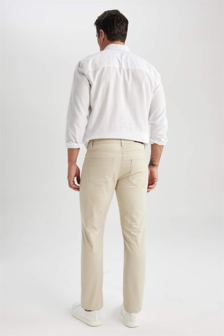 Regular Fit Chino Canvas Trousers