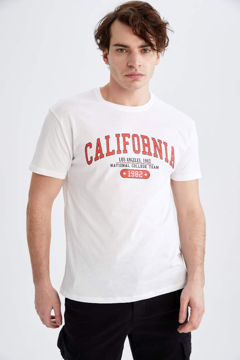 Short Sleeve California Print T-Shirt