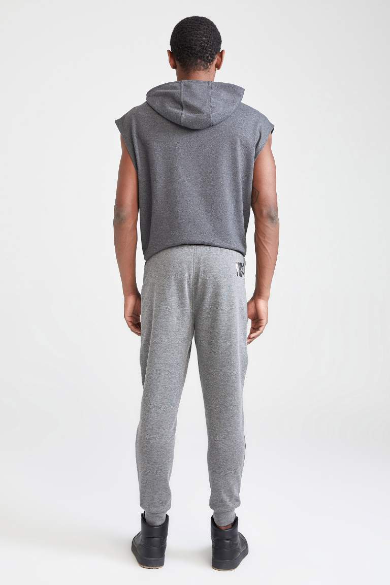 Slim Fit NBA Printed Ruched Joggers