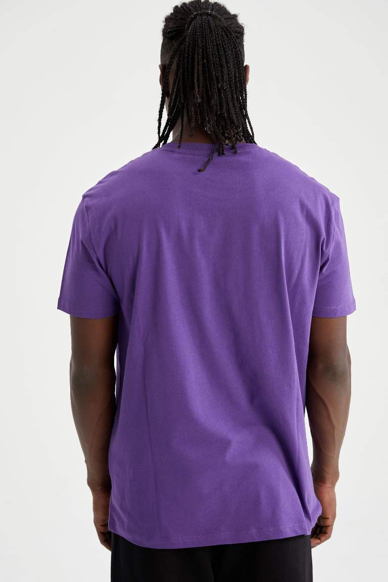 DeFactoFit NBA Phoenix Suns Lisanslı Regular Fit Bisiklet Yaka Kısa Kollu Tişört