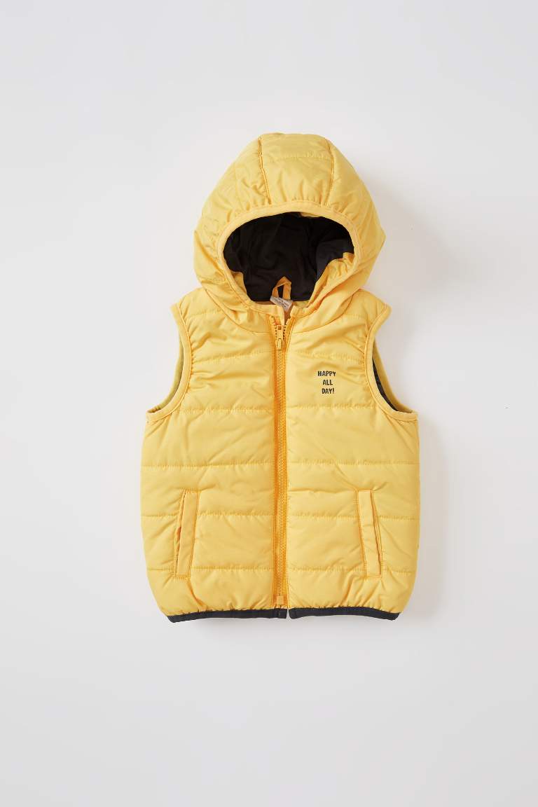 Sleeveless Double Sided Puffer Vest