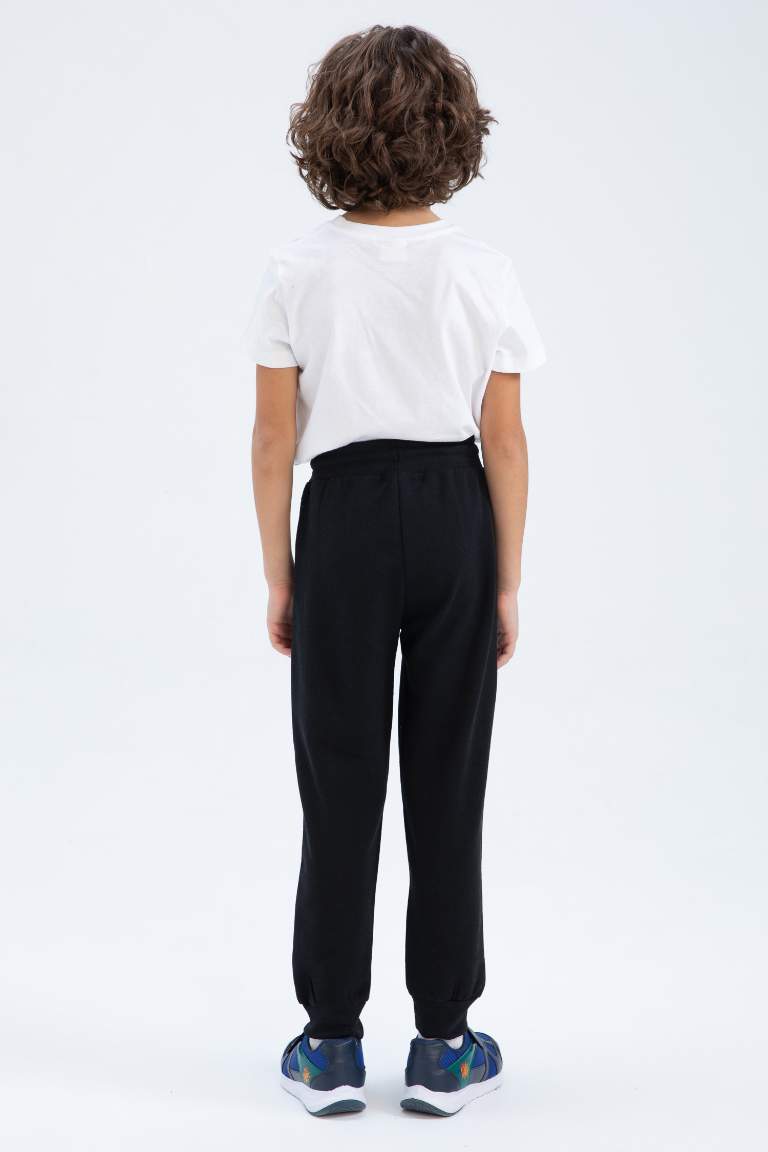 Boys Basic Zipper Pocket Jogger Tracksuit Bottoms