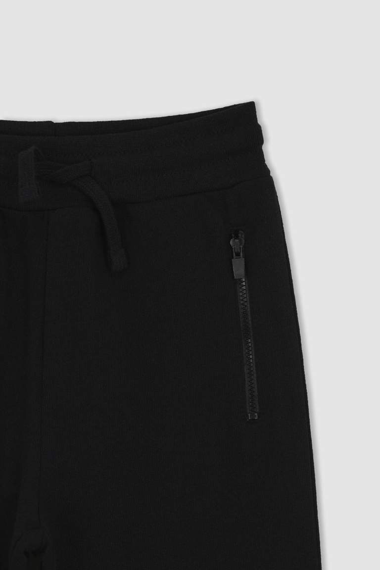 Boys Basic Zipper Pocket Jogger Tracksuit Bottoms