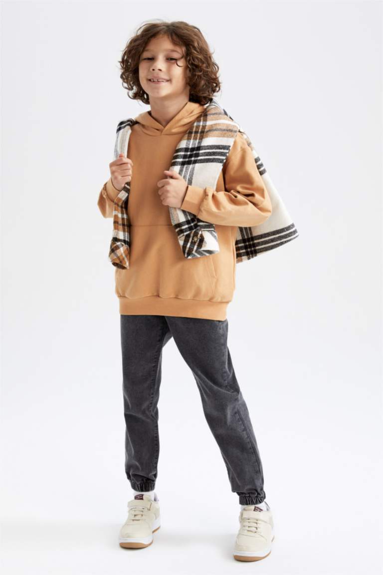 Світшот оверсайз з тонкої тканини для хлопчиків