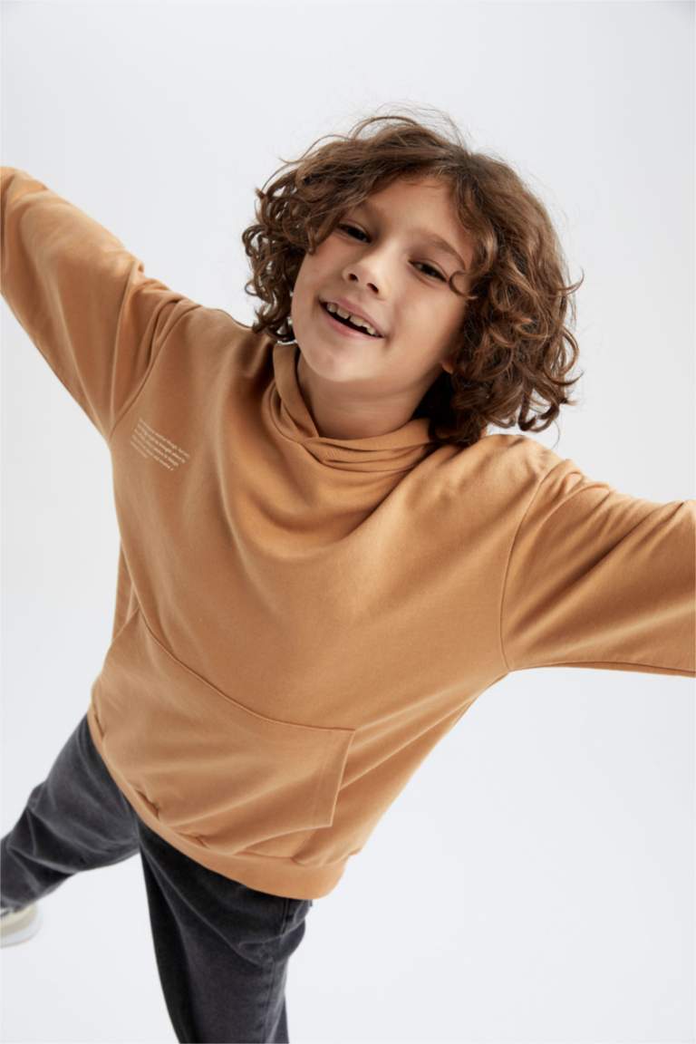 Світшот оверсайз з тонкої тканини для хлопчиків