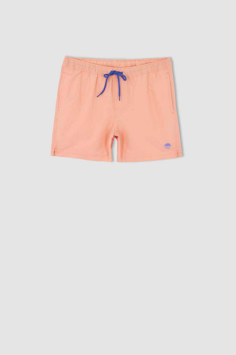 Basic Düz Kısa Boy Deniz Şortu