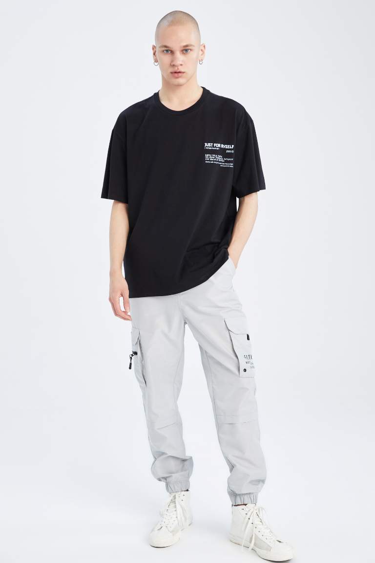 Coool Kargo Jogger Baskılı Paraşüt Kumaş Pantolon