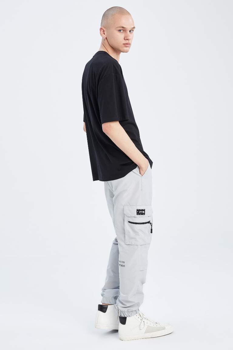 Coool Kargo Jogger Baskılı Paraşüt Kumaş Pantolon