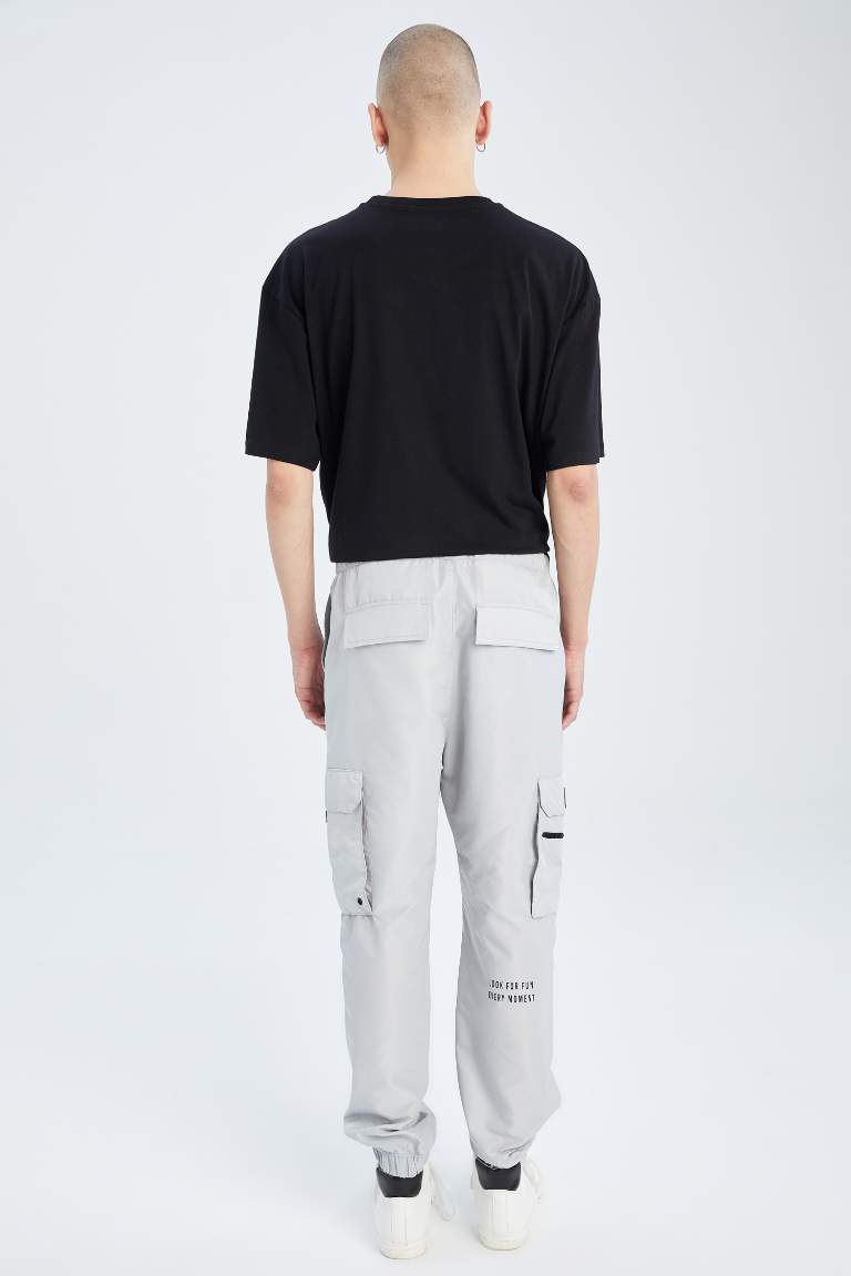 Coool Kargo Jogger Baskılı Paraşüt Kumaş Pantolon