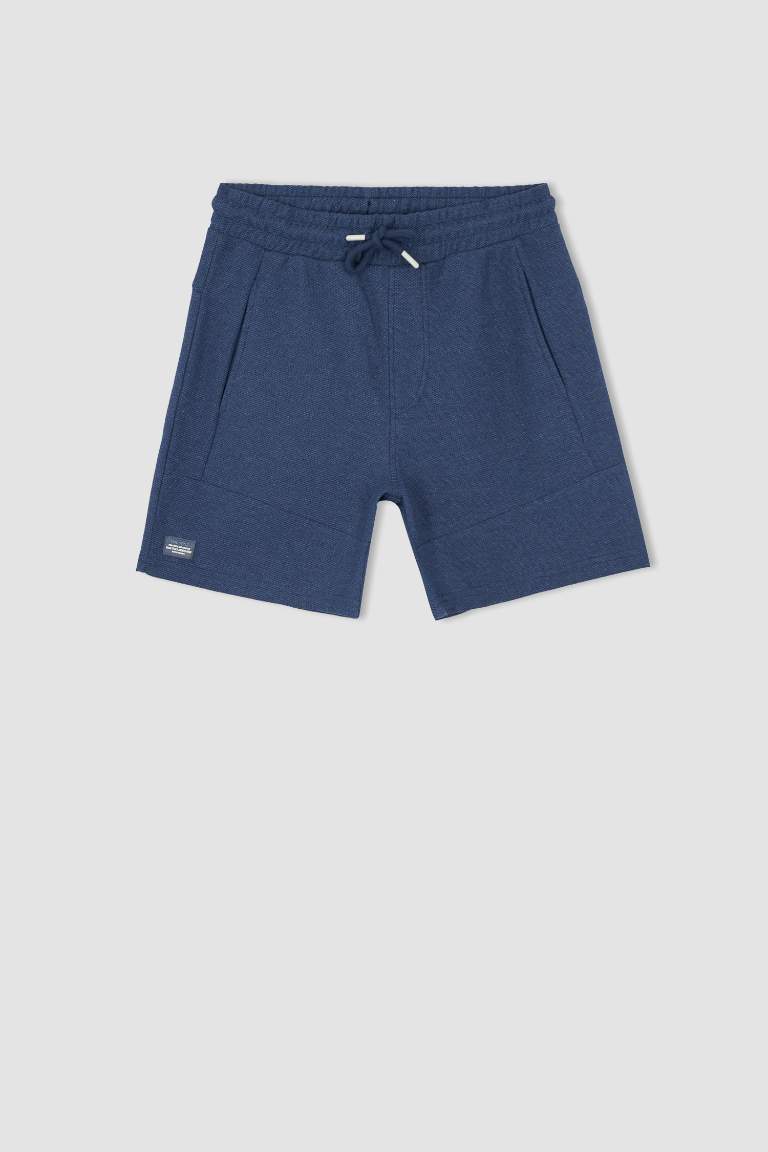 Slim Fit Pocket Detail Short