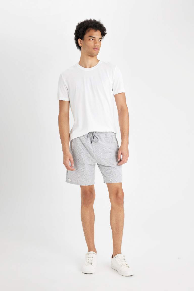 Slim Fit Narrow Leg Shorts