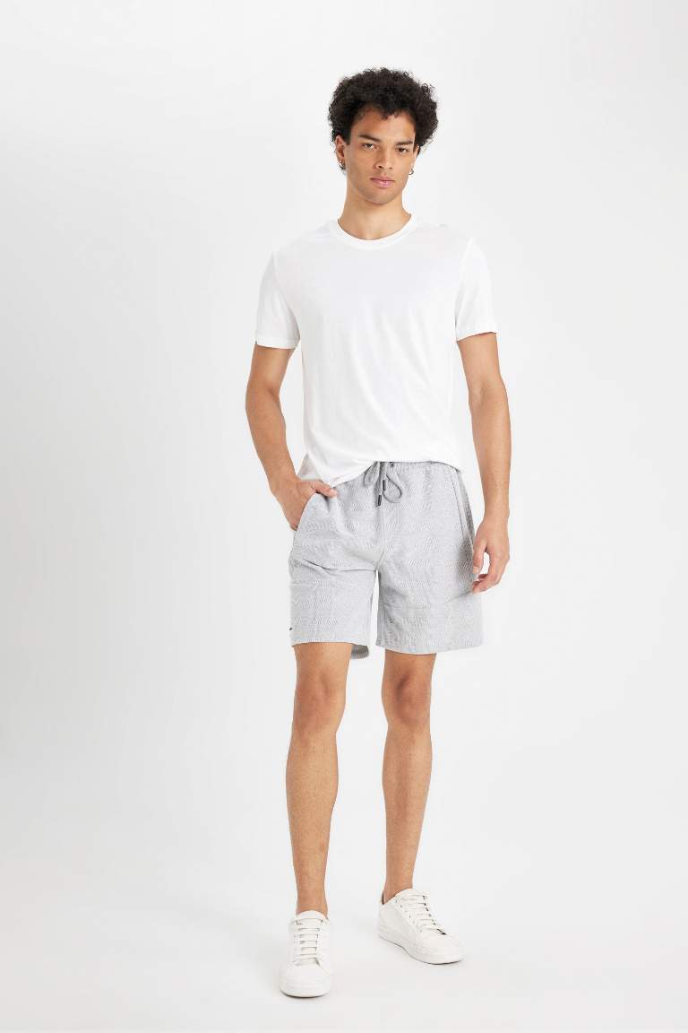 Slim Fit Narrow Leg Shorts