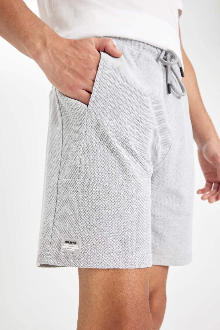 Slim Fit Narrow Leg Shorts