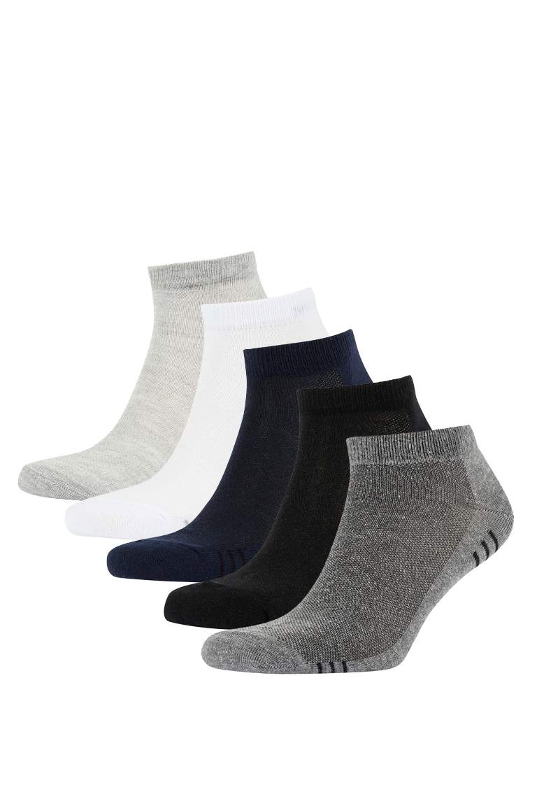 Mixed Color Man Men's Cotton 5-Pack Short Socks 2403594 | DeFacto