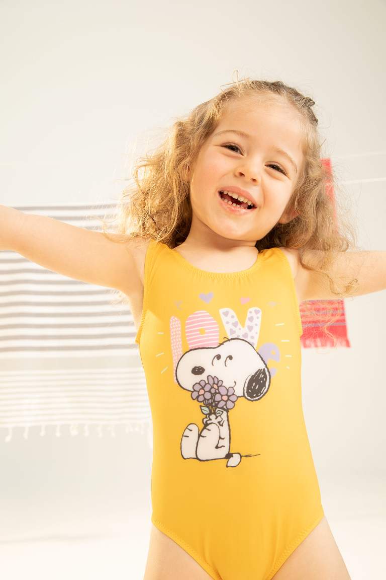Snoopy مايوه سباحة بناتي مرخص من