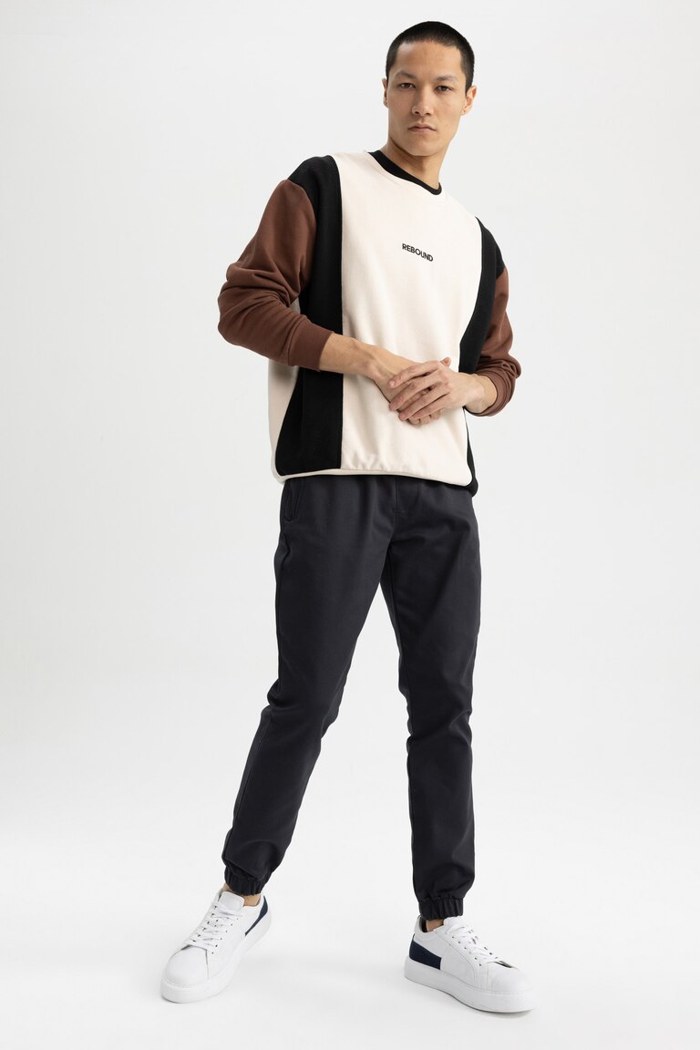 DeFacto Damen Jogger Tracksuit | Standard Fit Mit Double Pocket, Bequemer Trainingsanzug