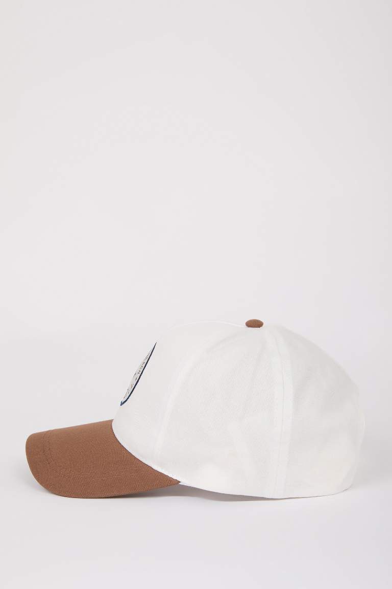 Boy Color Block Cotton Cap