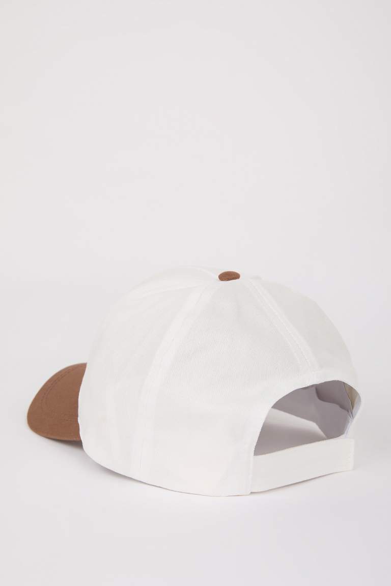 Boy Color Block Cotton Cap