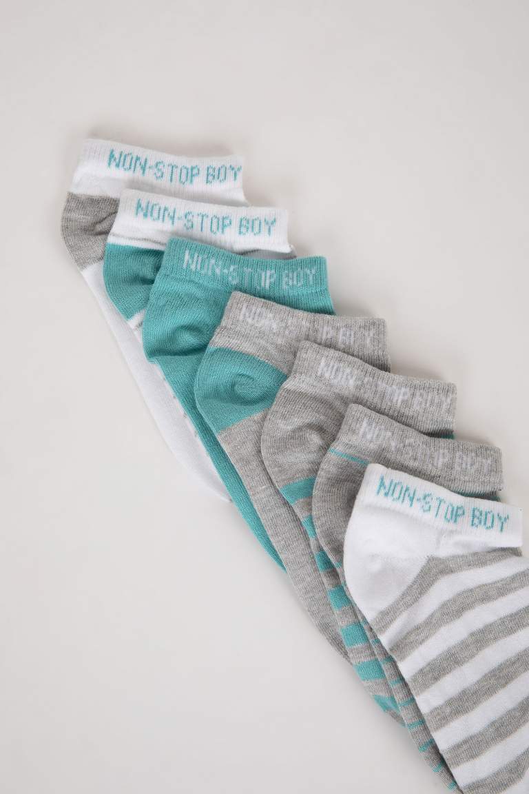 Boy Printed 7 piece Short Socks