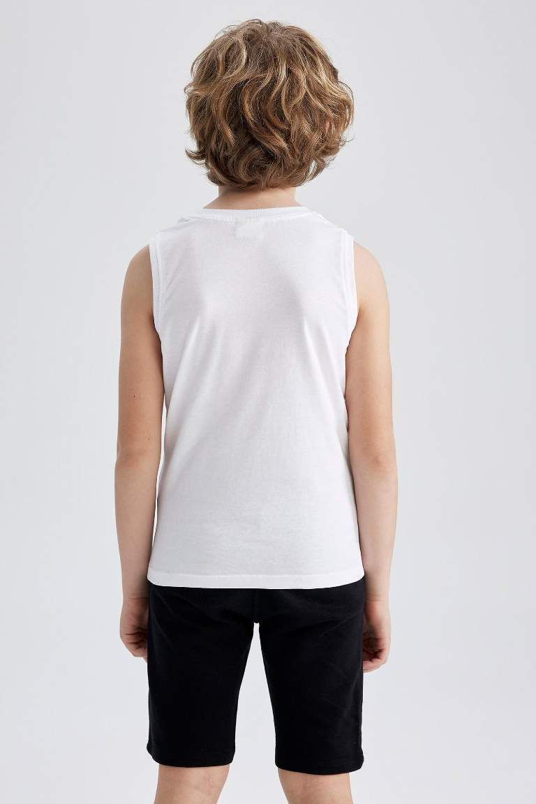 Boy Crew Neck Without Sleeve T-Shirt