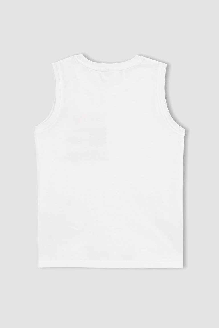 Boy Crew Neck Without Sleeve T-Shirt