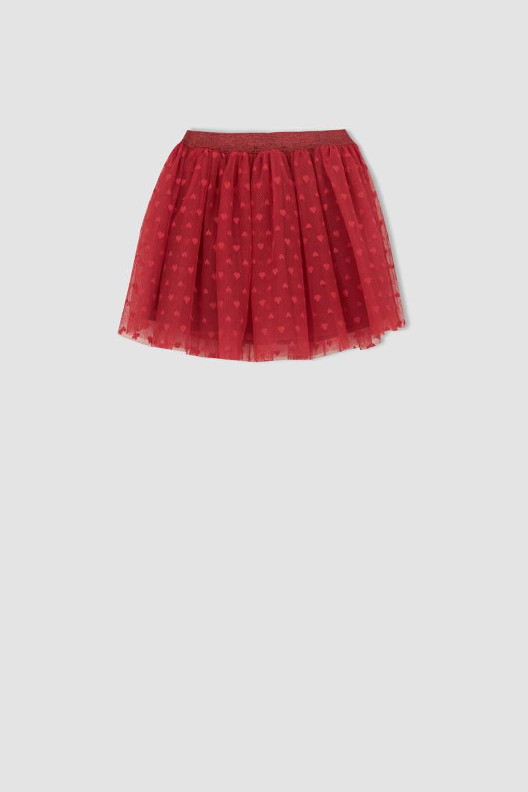 Girl Red Tutu Skirt