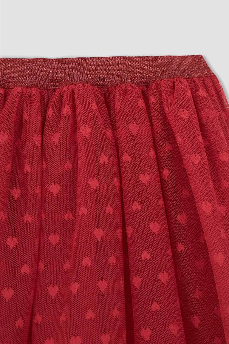 Girl Red Tutu Skirt