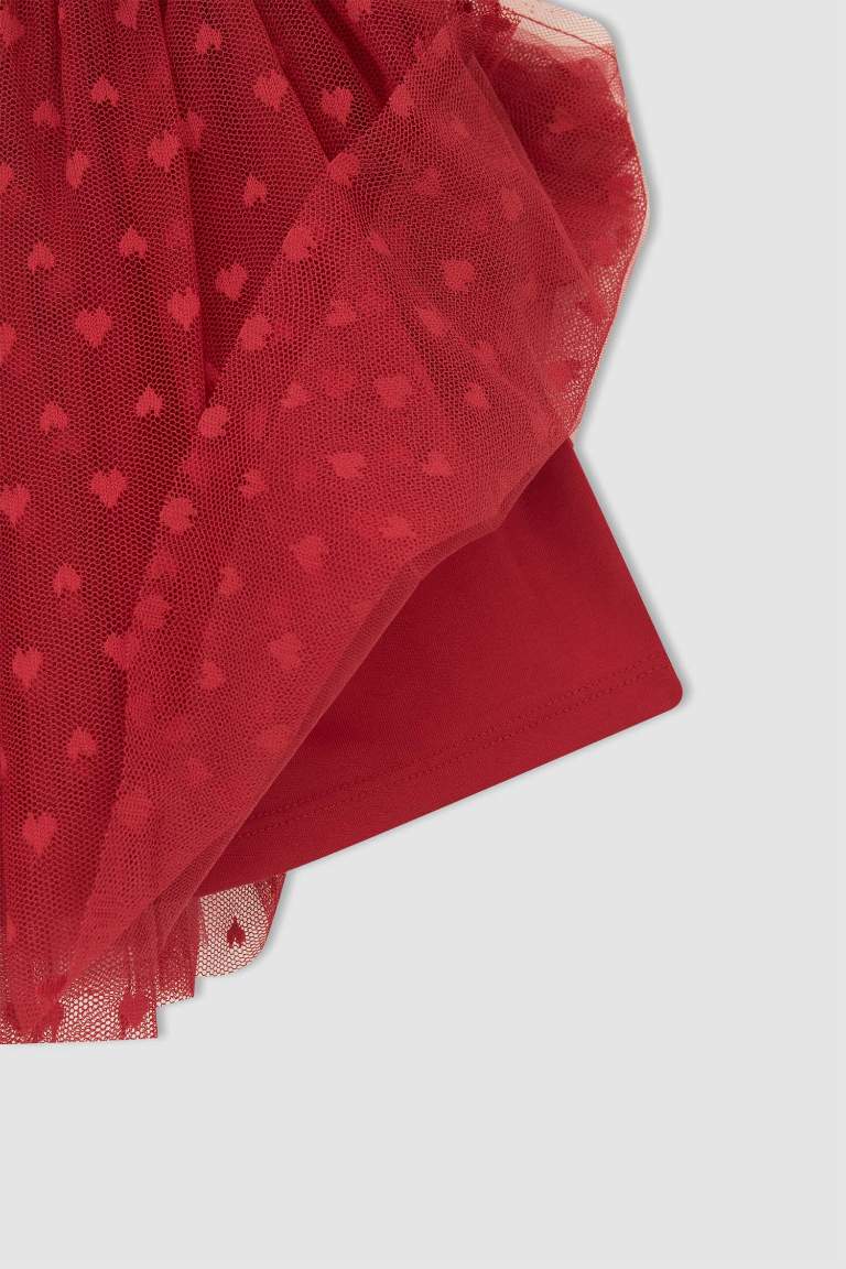 Girl Red Tutu Skirt