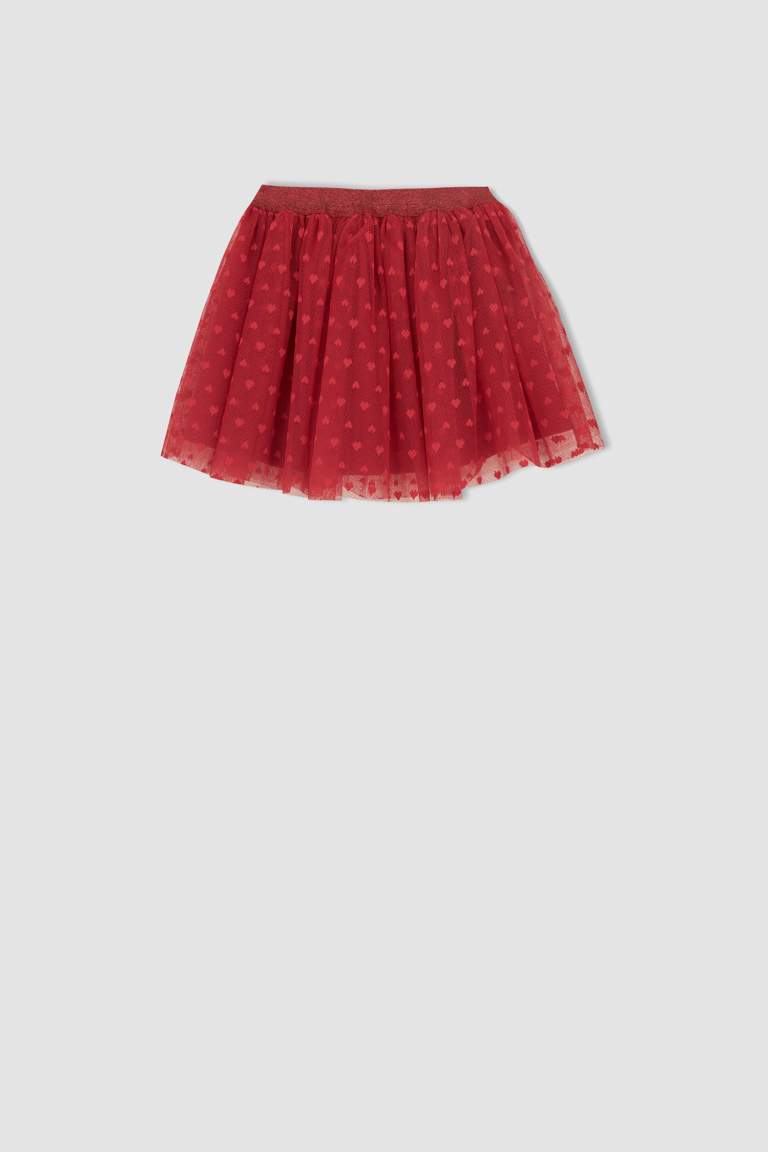 Girl Red Tutu Skirt