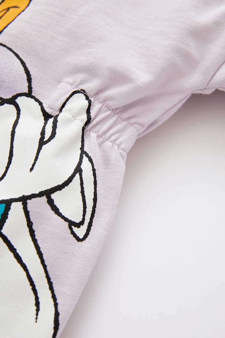 Daisy Duck Licenced Long Sleeve Mini Dress
