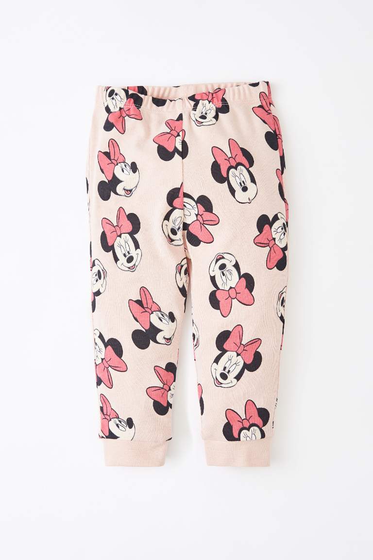 Long Sleeve Minnie Mouse Print Pyjama Set