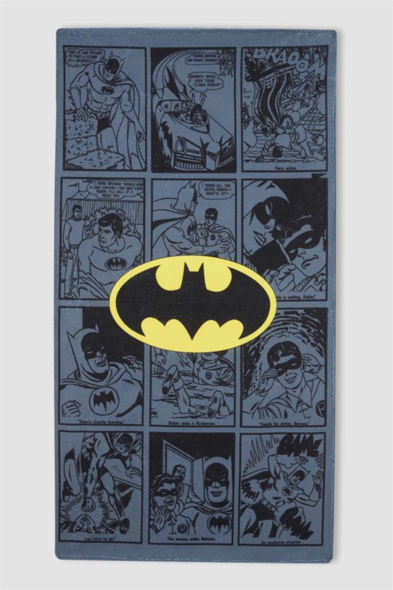 Batman Print Beach Towel